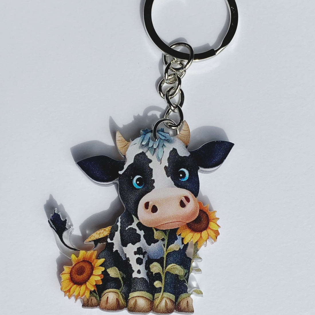 Mini Dairy Cow Keychain