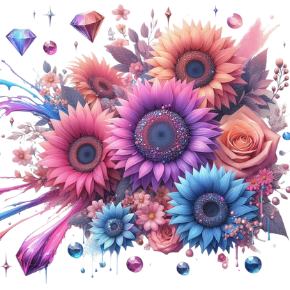 Floral Sunflower Xlarge Candle