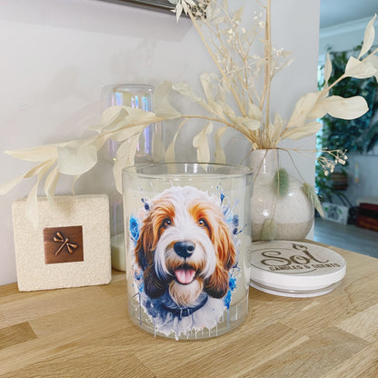 Petit Basset Griffon Vendeen Blue Xlarge Candle_Sol Candles &amp; Scents