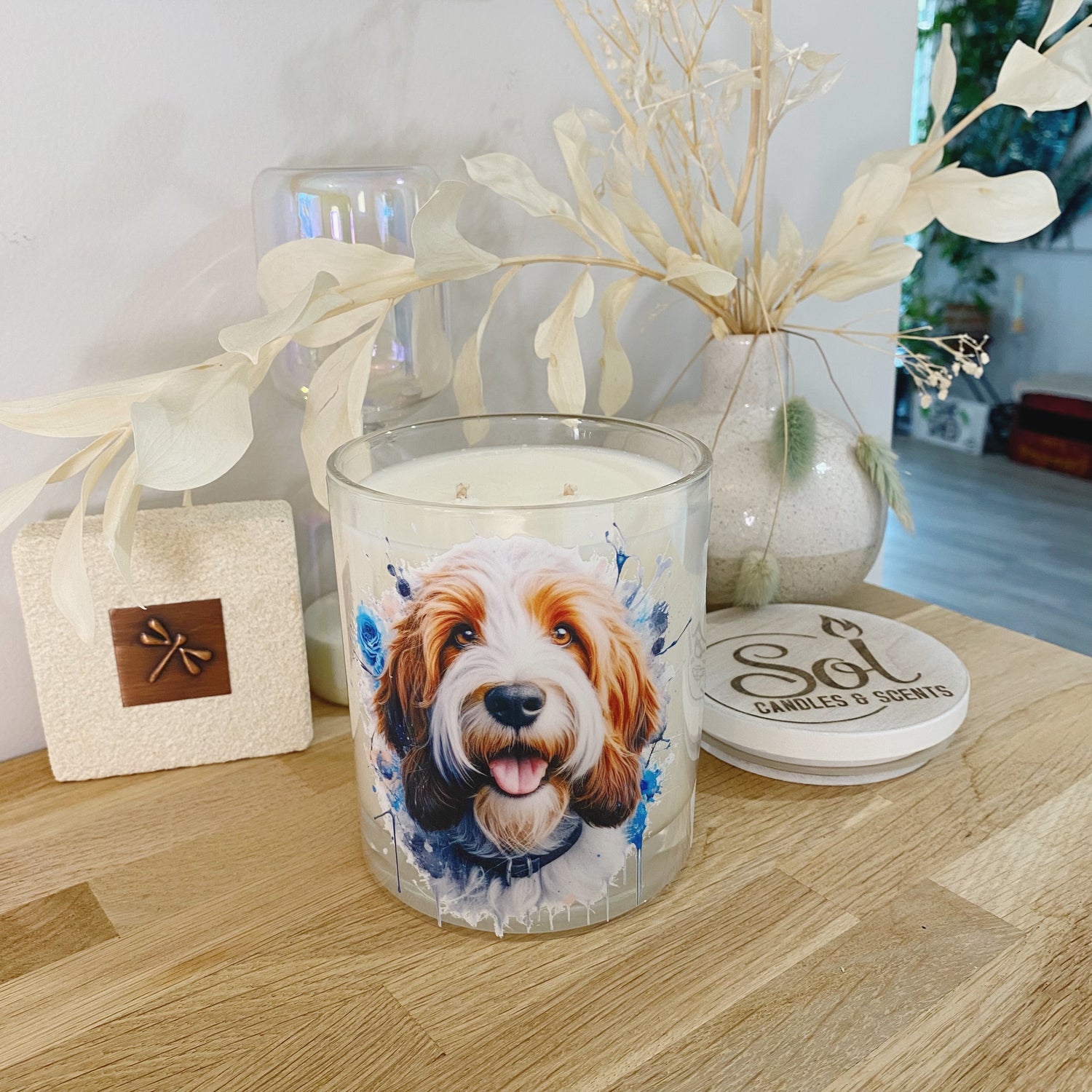 Petit Basset Griffon Vendeen Dog Candle_Made in Australia