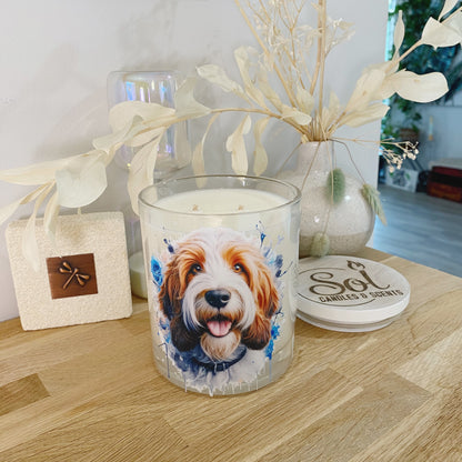 Petit Basset Griffon Vendeen Dog Candle_Made in Australia