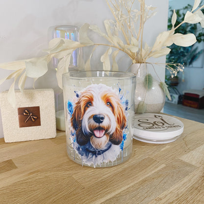 Petit Basset Griffon Vendeen Dog Candle_Refillable