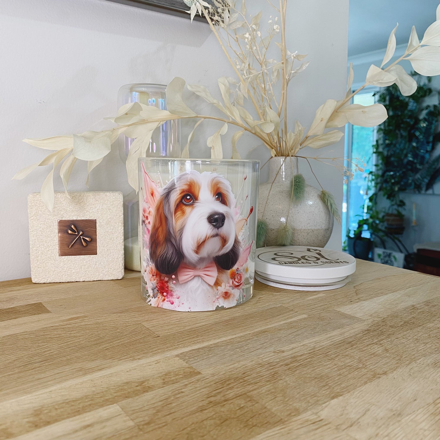 Petit Basset Griffon Vendeen Dog Xlarge Candle_Made in Australia