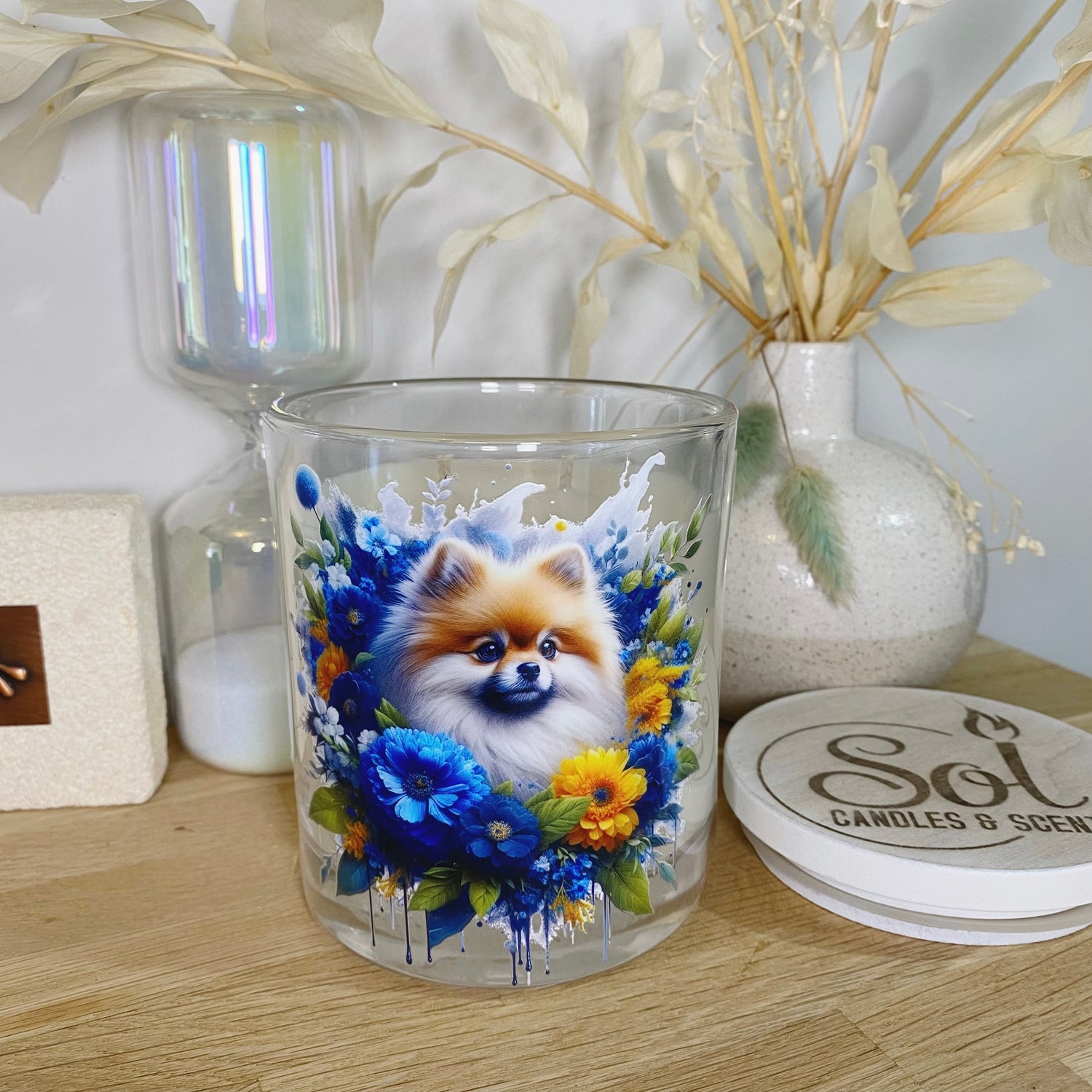 Pomeranian Blue Xlarge Candle_Sol Candles &amp; Scents