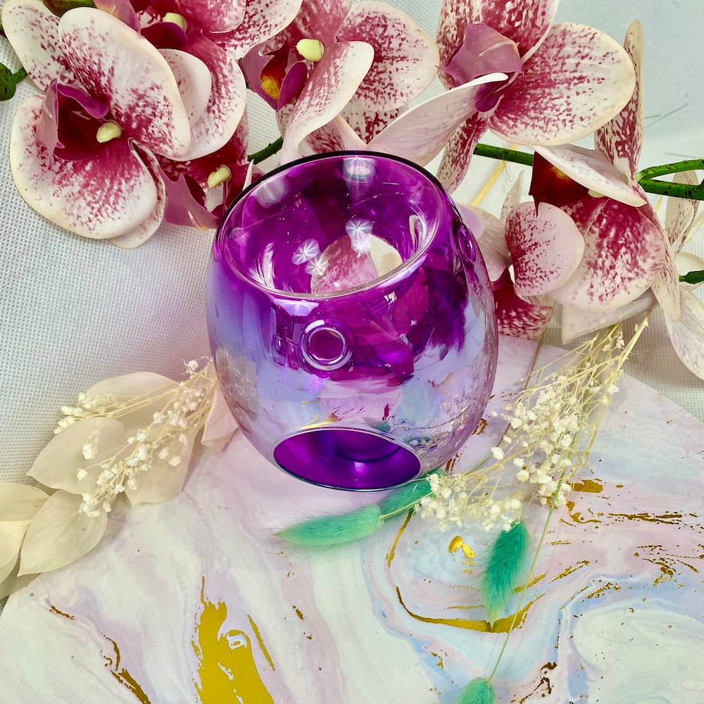 Purple Wax Melt Burner