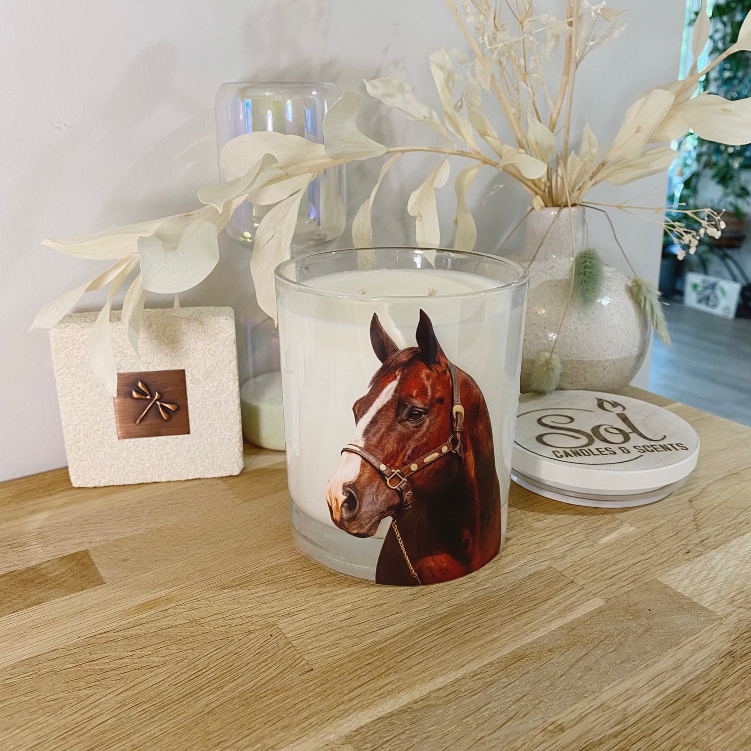 Quarter Horse Xlarge Candle_Made in Queensland