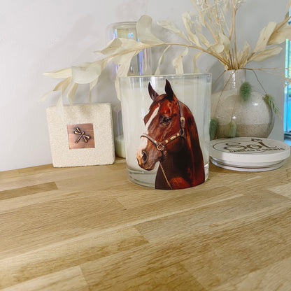 Quarter Horse Xlarge Candle_Western Halter