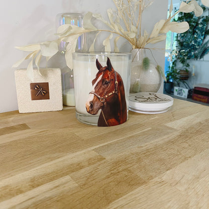 Quarter Horse Xlarge Candle_Western Pleasure