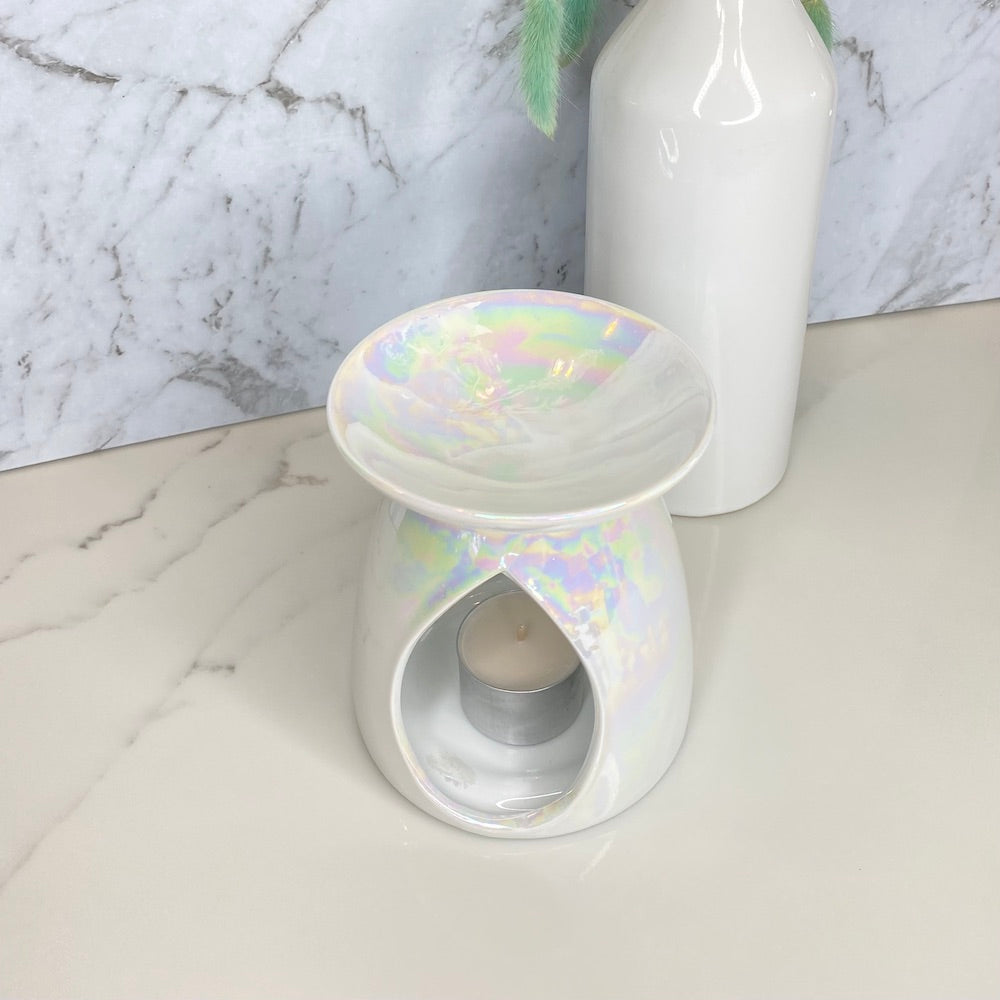 Rainbow Pearl Ceramic Wax Melt Burner