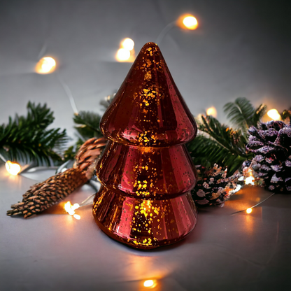 Glass Illuminating Christmas Tree - 2 Piece