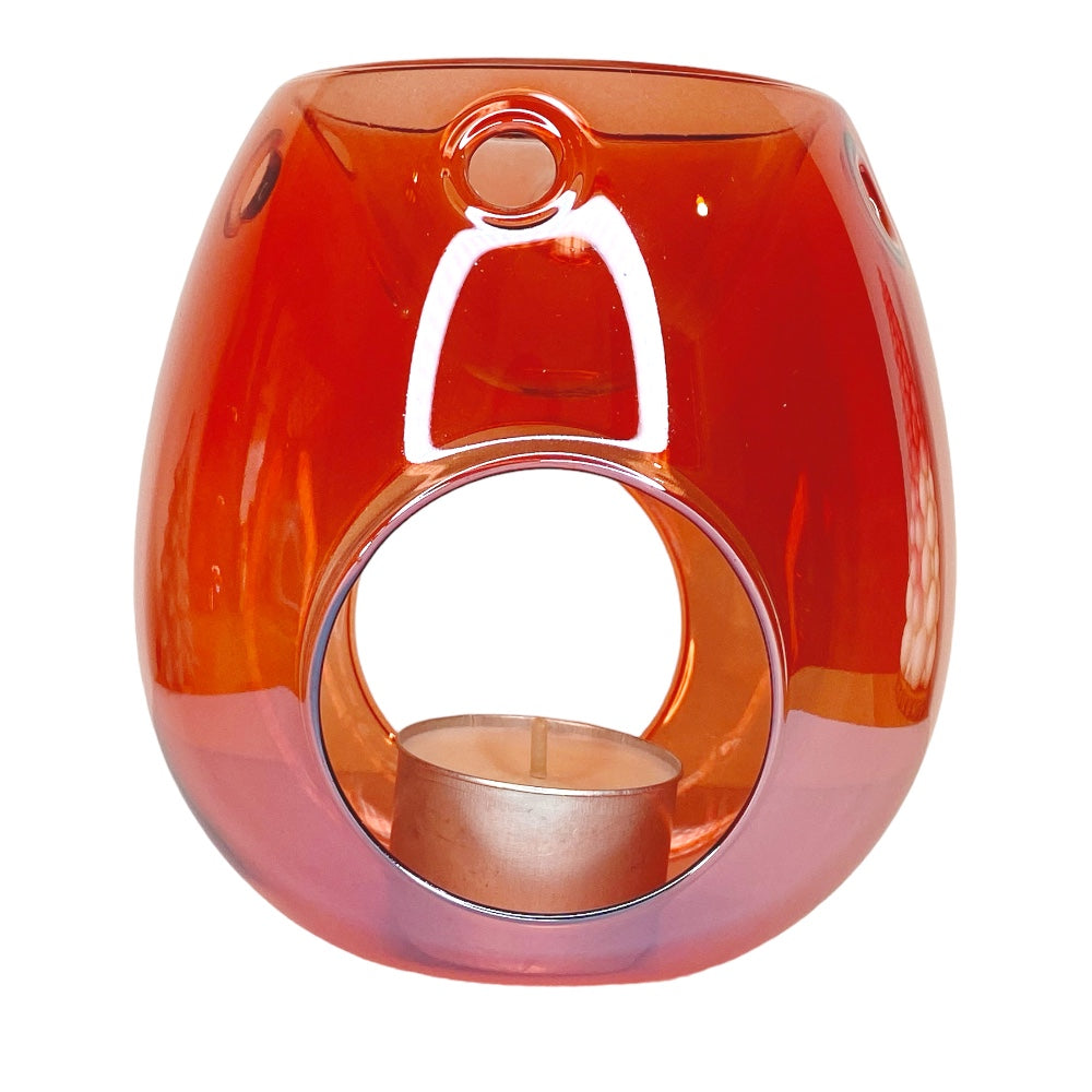 Red Wax Melt Burner_ Sol Candles & Scents