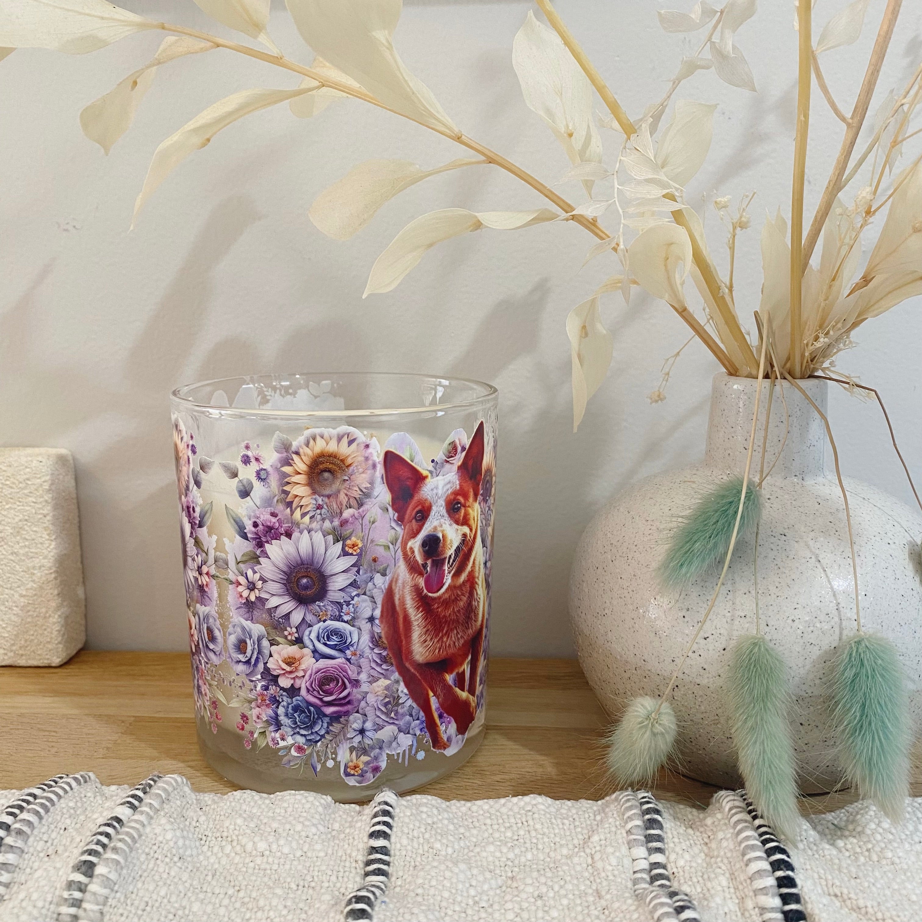 Australian Red Cattle Dog Candle