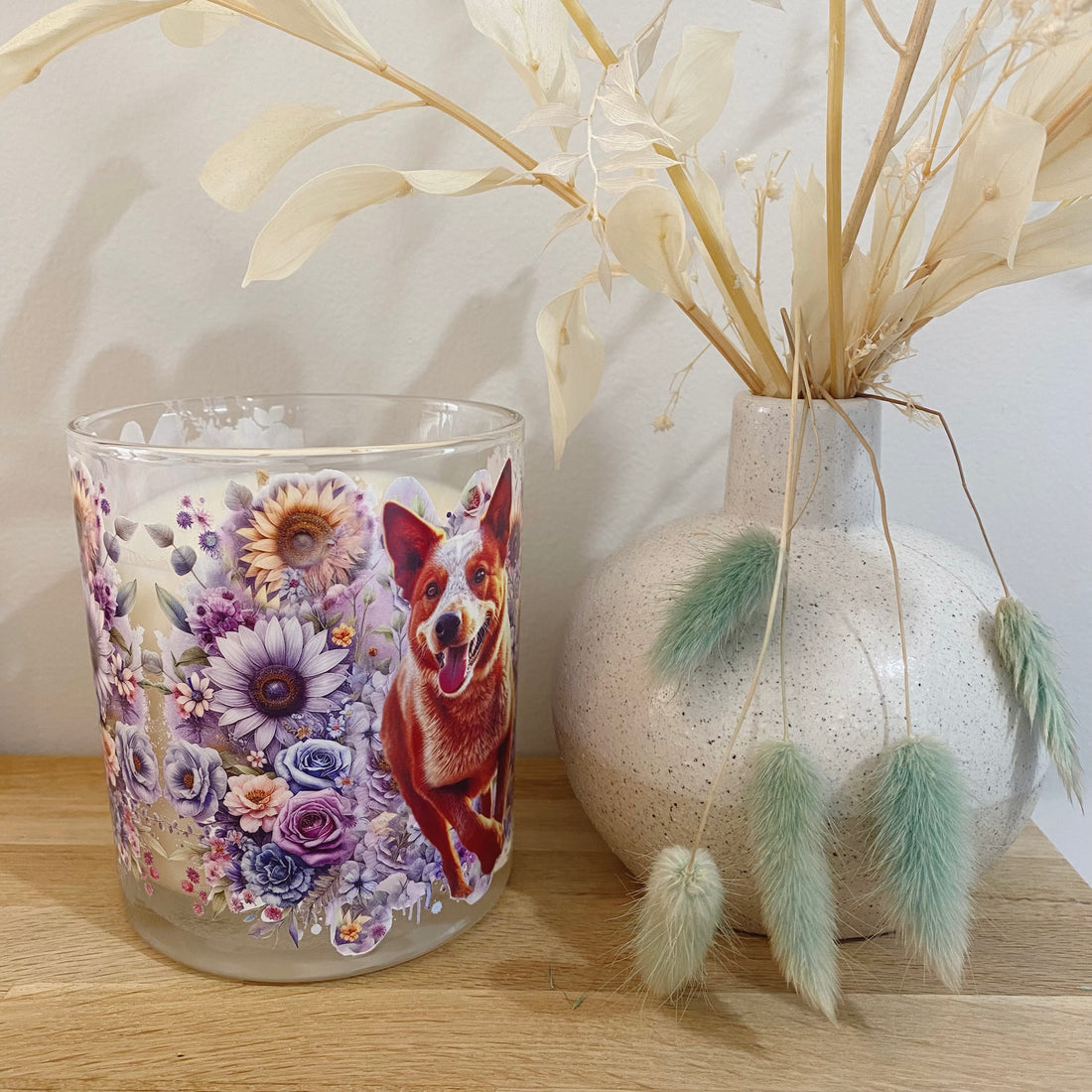 Australian Red Cattle Dog Candle