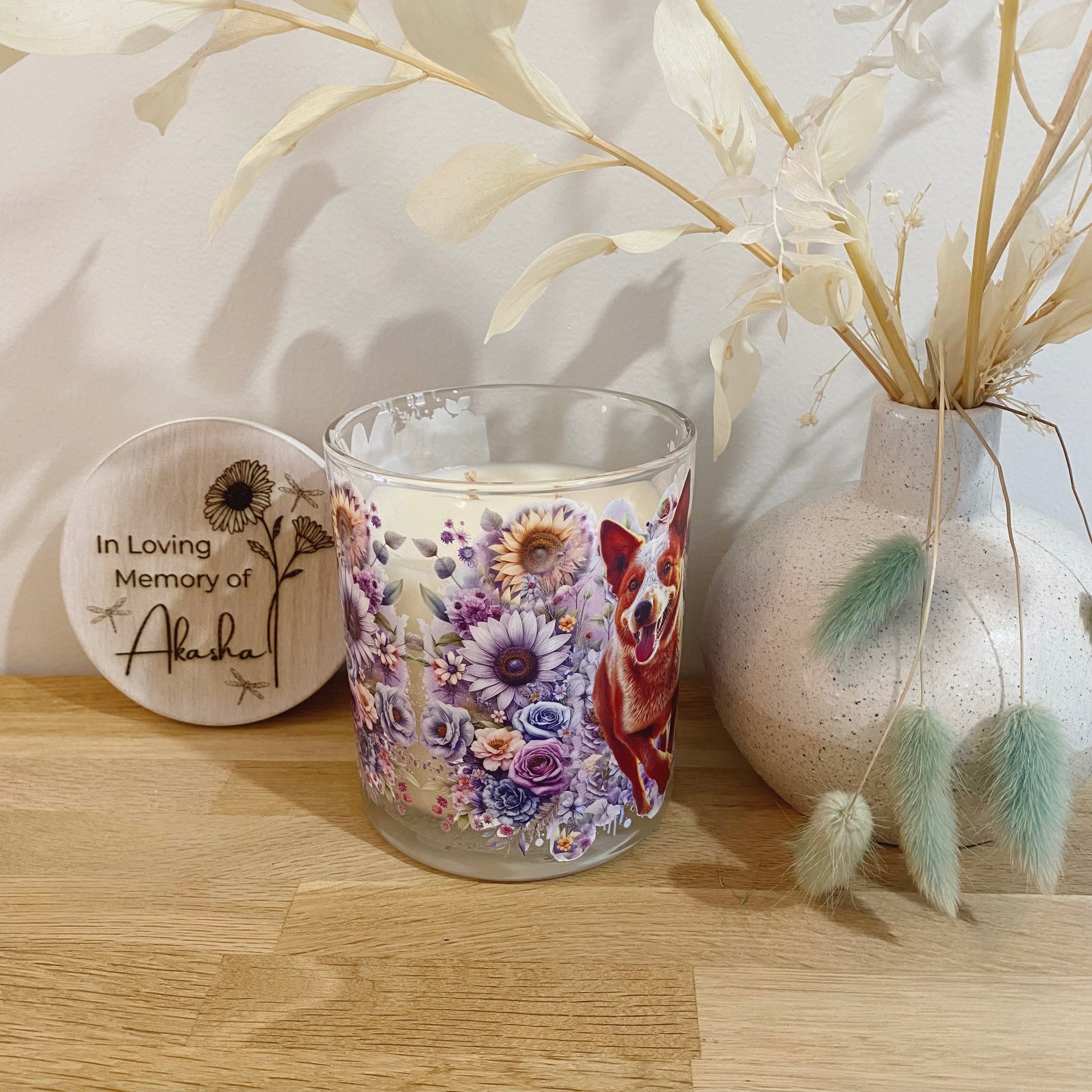 Australian Red Cattle Dog Candle