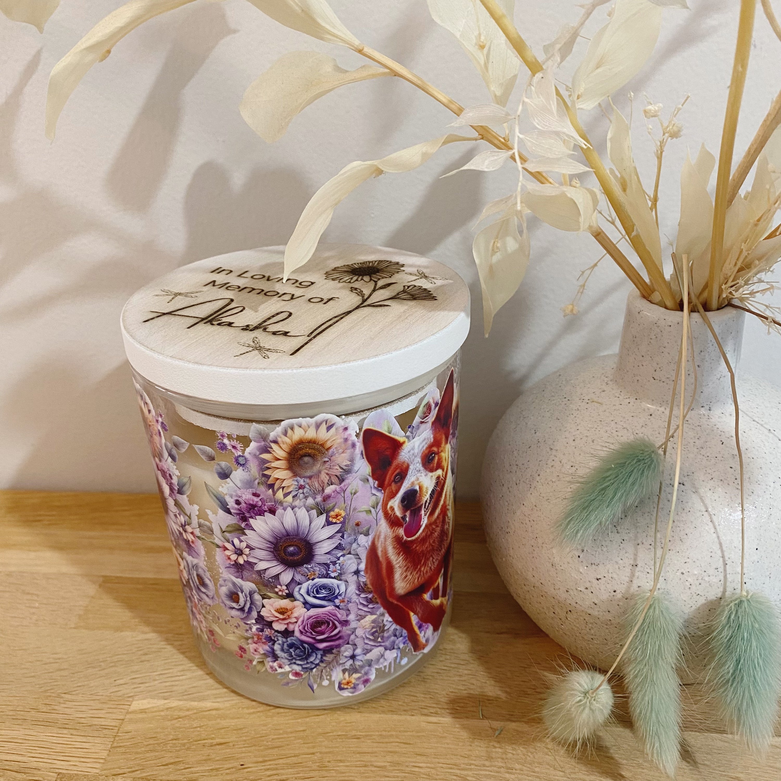 Australian Red Cattle Dog Candle