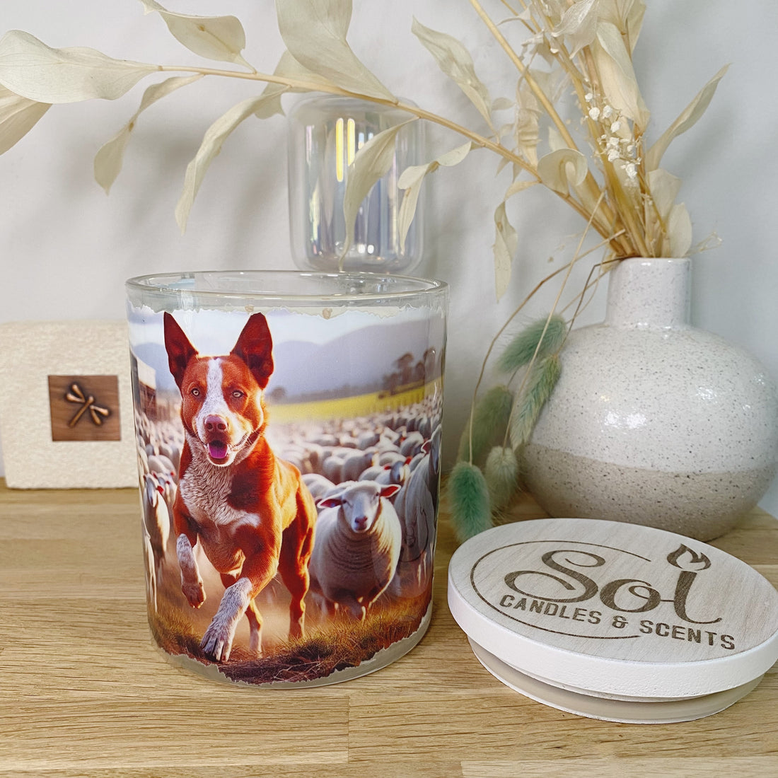 Australian Red Heeler Candle_Sol Candles & Scents