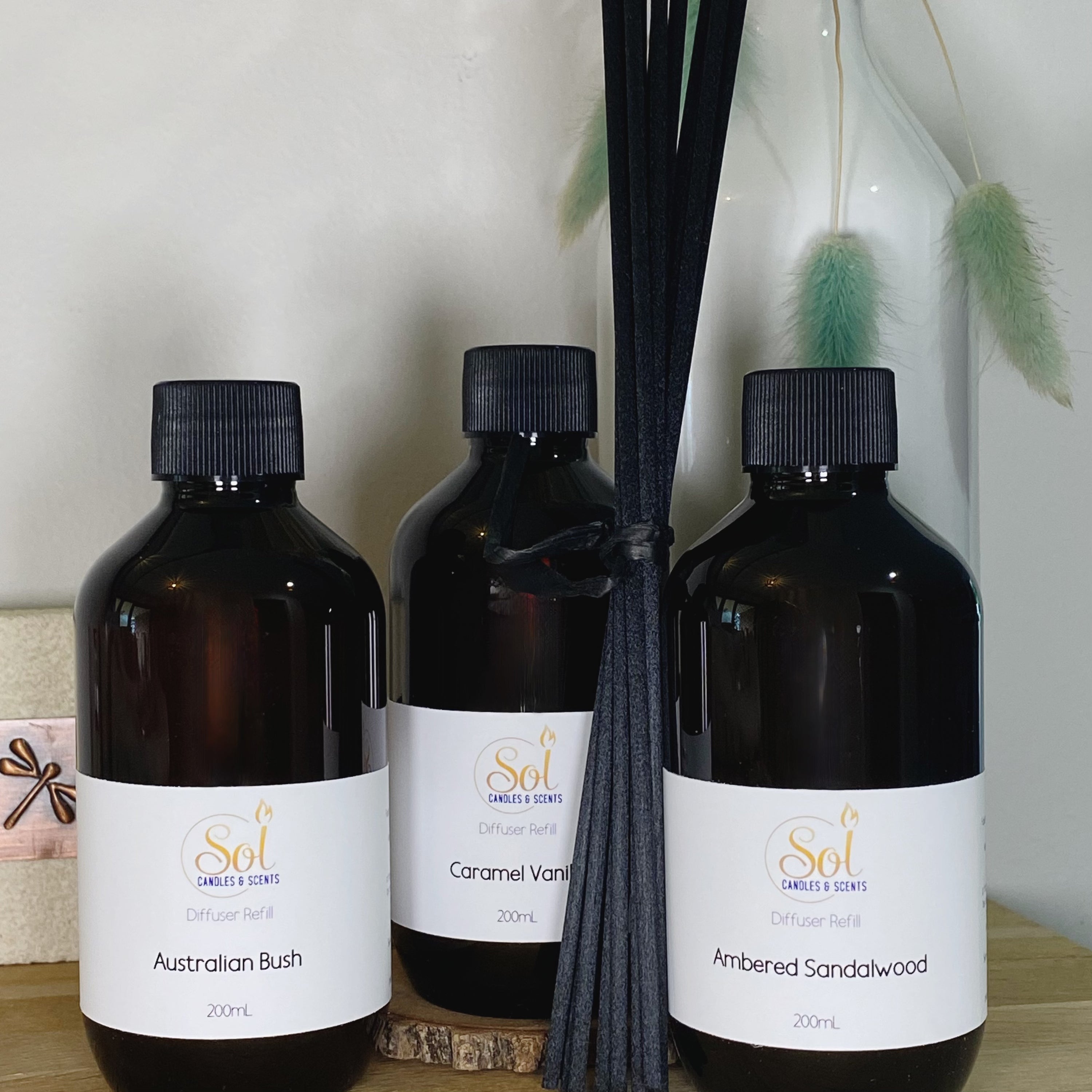 Reed Diffuser Refill_Sol Candles &amp; Scents