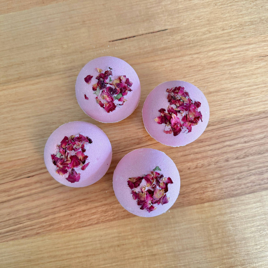 Rose Geranium Goat Milk Bath Bomb