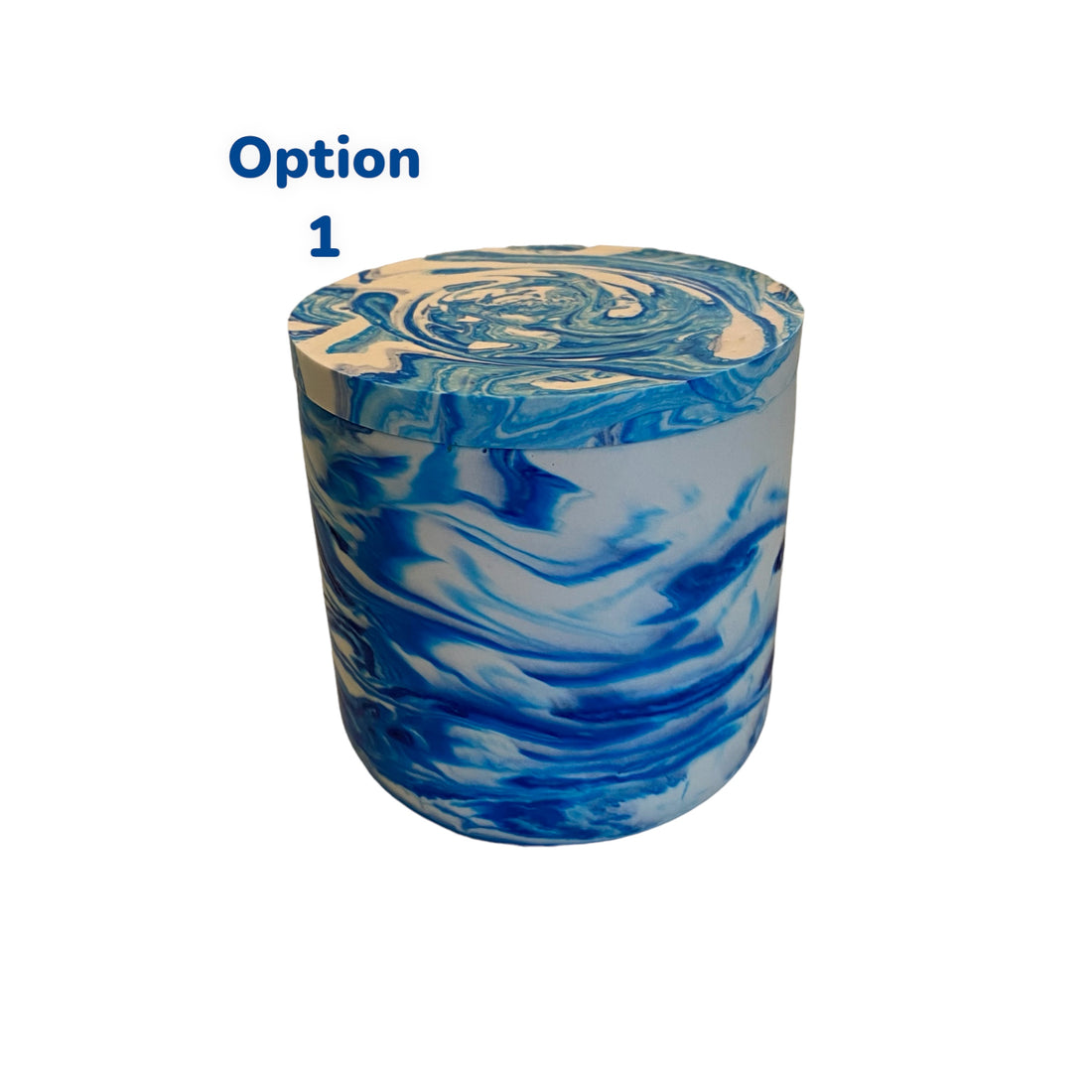 Royal Blue Jessa Eco Medium Candle