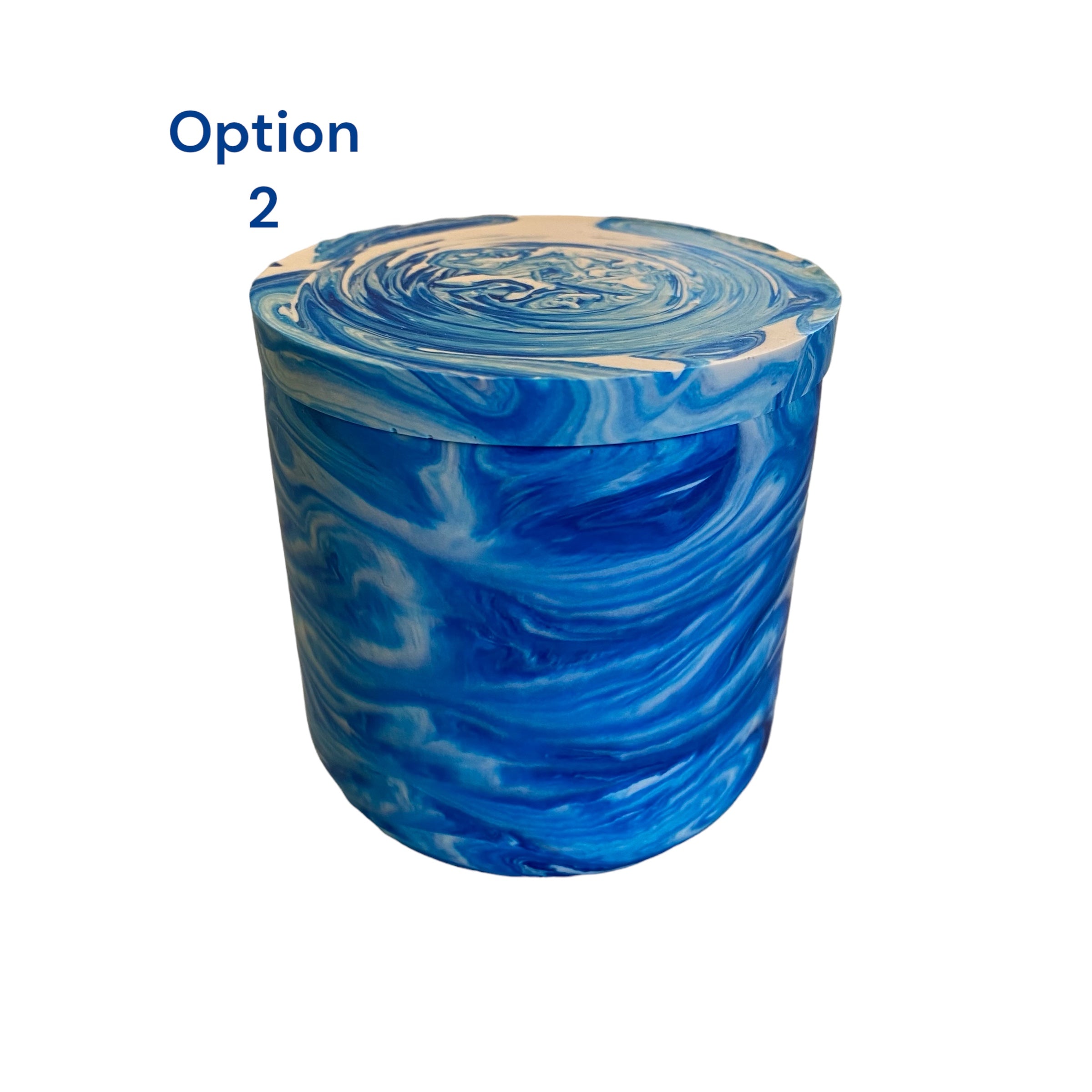 Royal Blue Jessa Eco Medium Candle