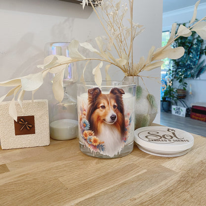Shetland Sheepdog Dog Candle_Made in Australia
