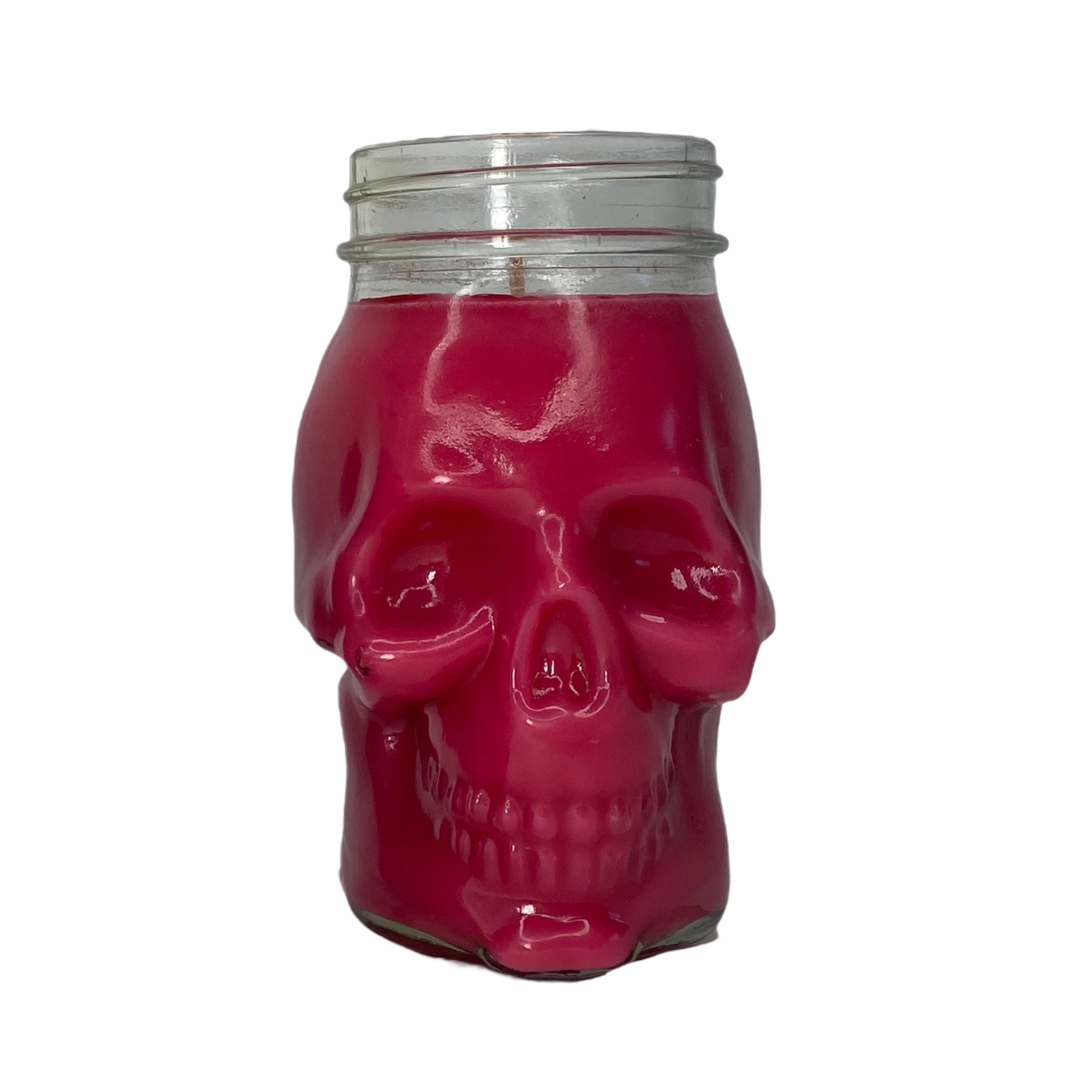 Halloween Skull Red Candle