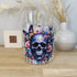 Skull Butterfly Rose Xlarge Candle