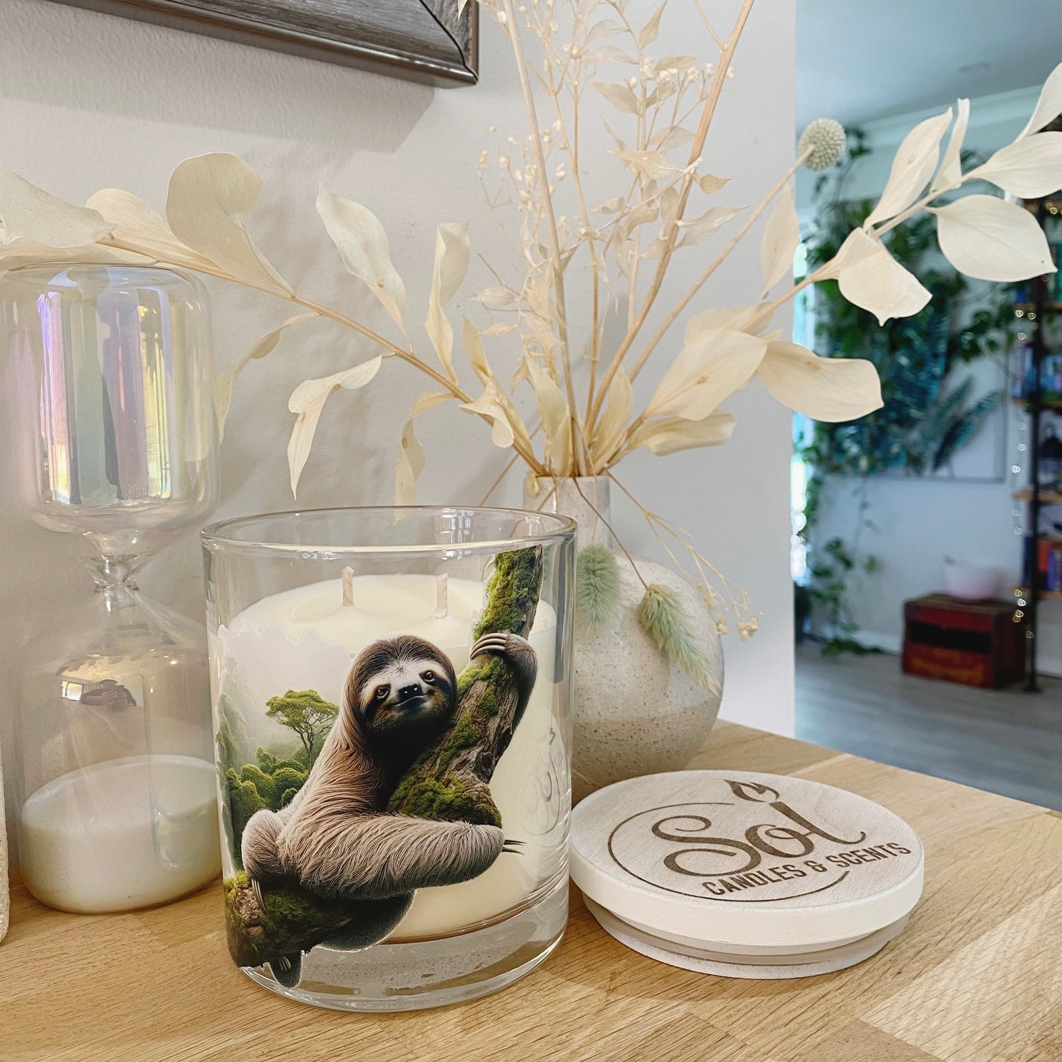 Sloth Tree Xlarge Candle_Unique Candle_Australian Made_Small Business