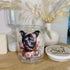 Staffy Brindle Pink Xlarge Candle_Sol Candles & Scents