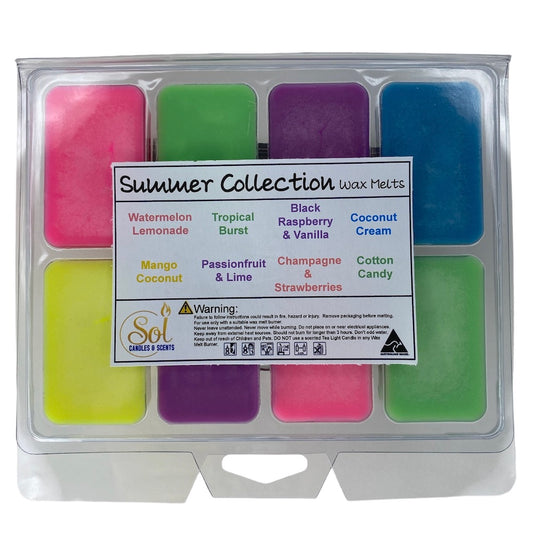 Summer Wax Melt Collection_Sol Candles & Scents