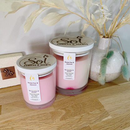 Sweet Pea &amp; Jasmine Candle