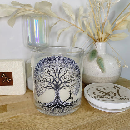 Tree Of Life Warrior Xlarge Candle_Sol Candles &amp; Scents_Refillable_Made in Australia