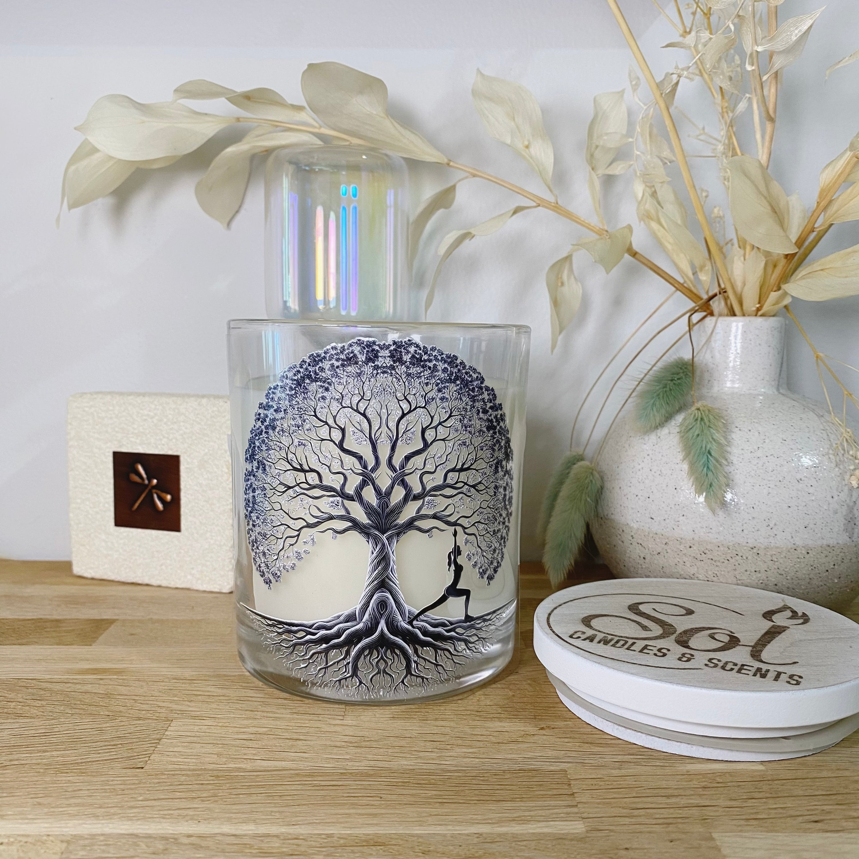 Tree Of Life Warrior Xlarge Candle_Sol Candles &amp; Scents