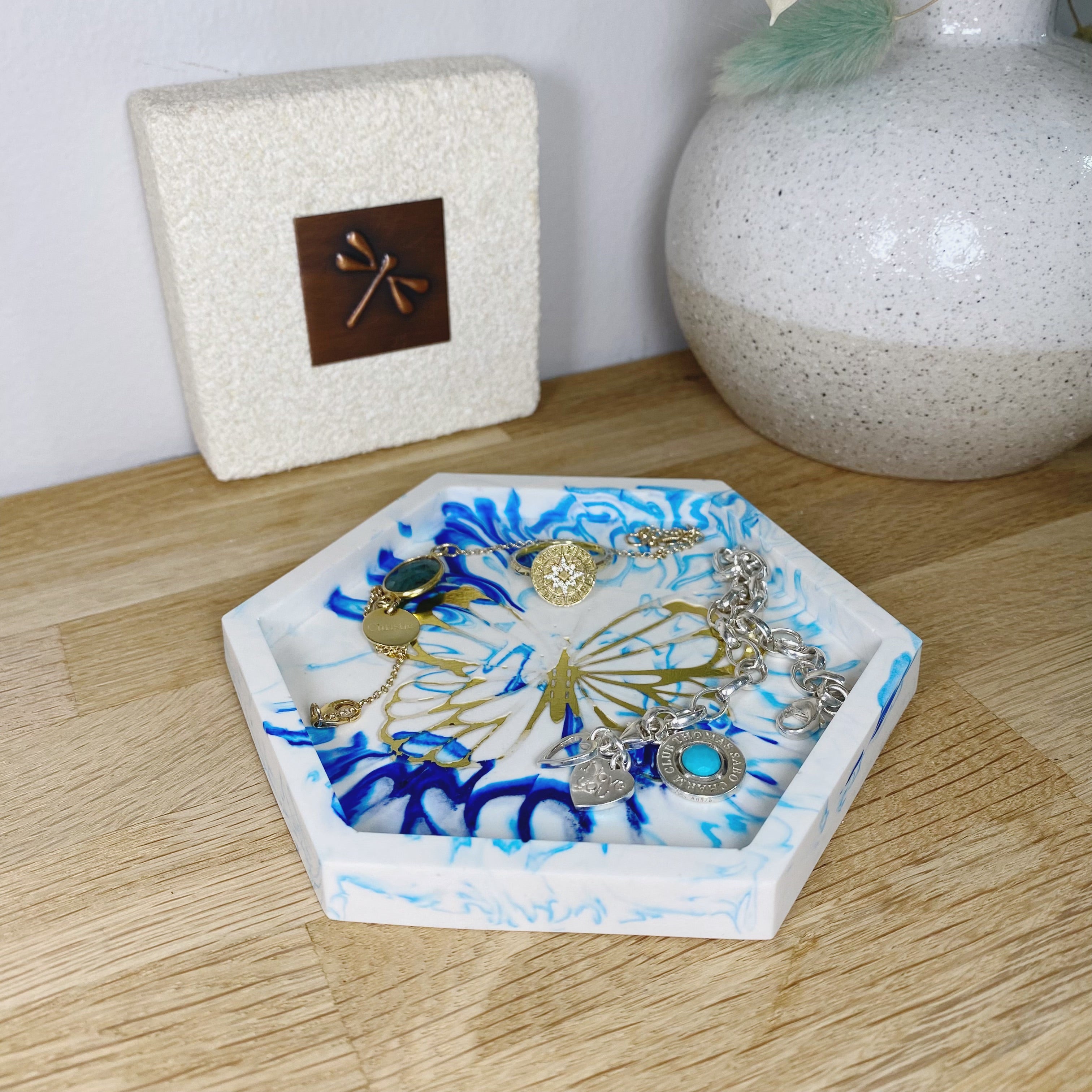 Jessa Eco Trinket, Candle Plate or Coaster