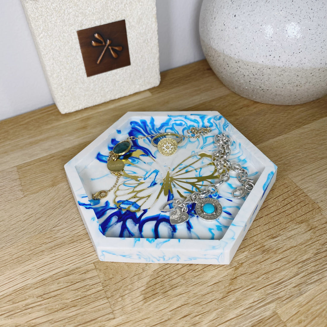 Jessa Eco Trinket, Candle Plate or Coaster