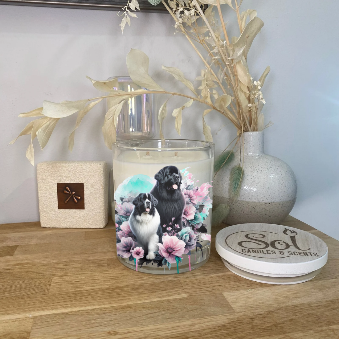 New Founderland 2 Dogs Xlarge Candle