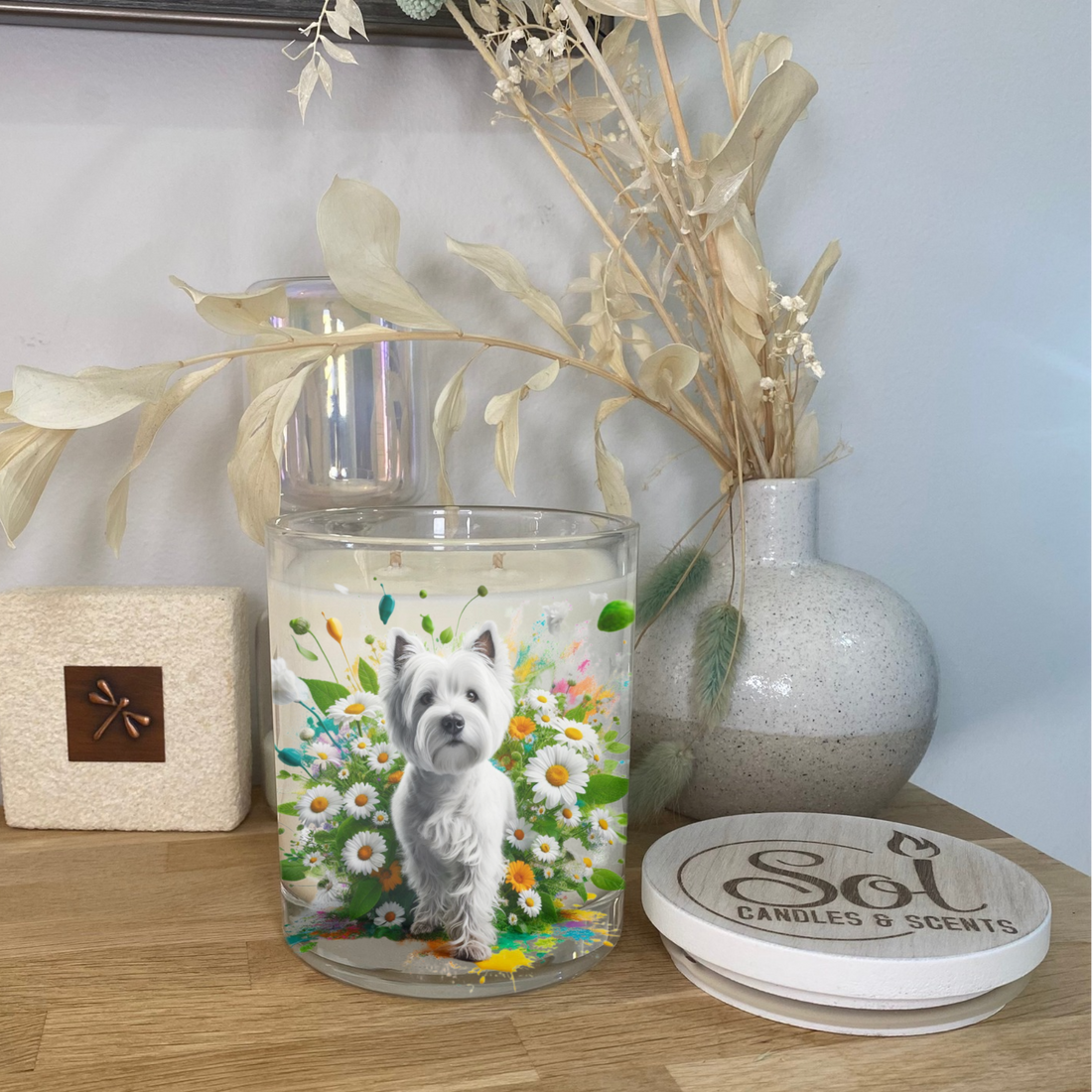West Highland Terrier Dog Candle_Made in Australia