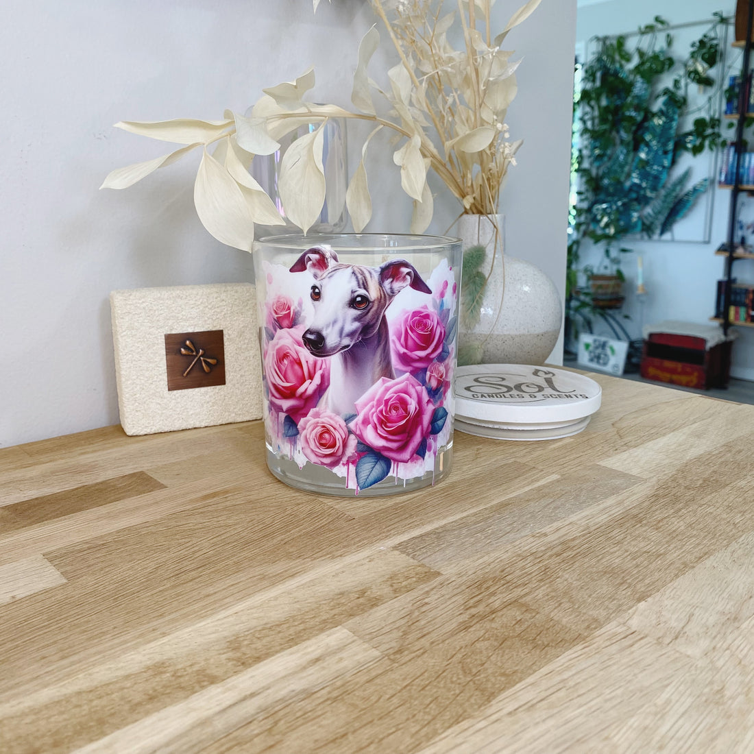 Whippet Roses Xlarge Candle