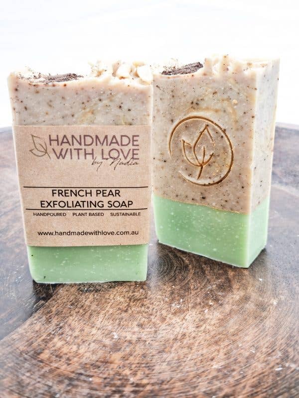 French Pear Exfoliating Soap_Sol Candles & Scents