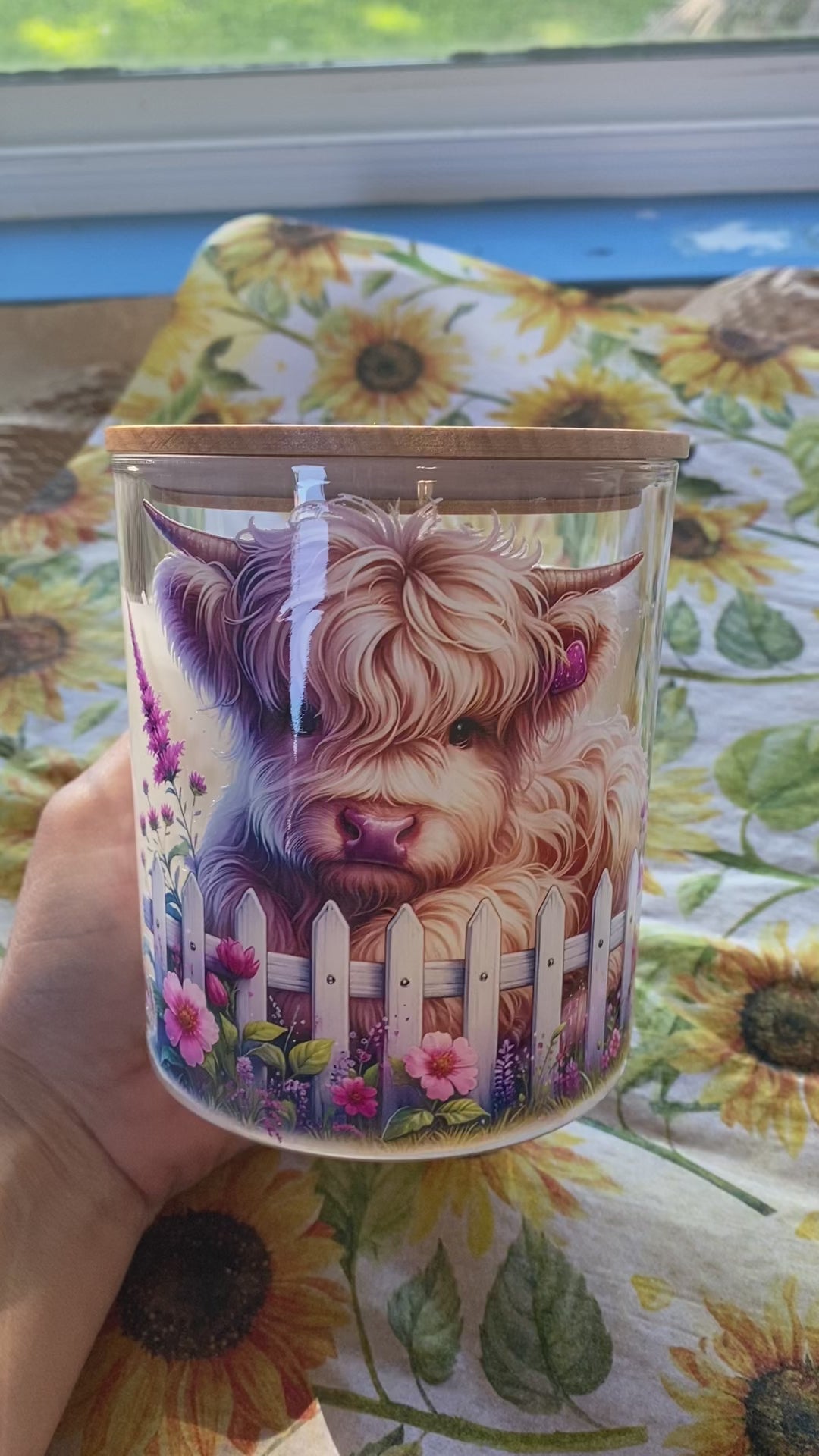 Pink Mini Cow Soy Candle