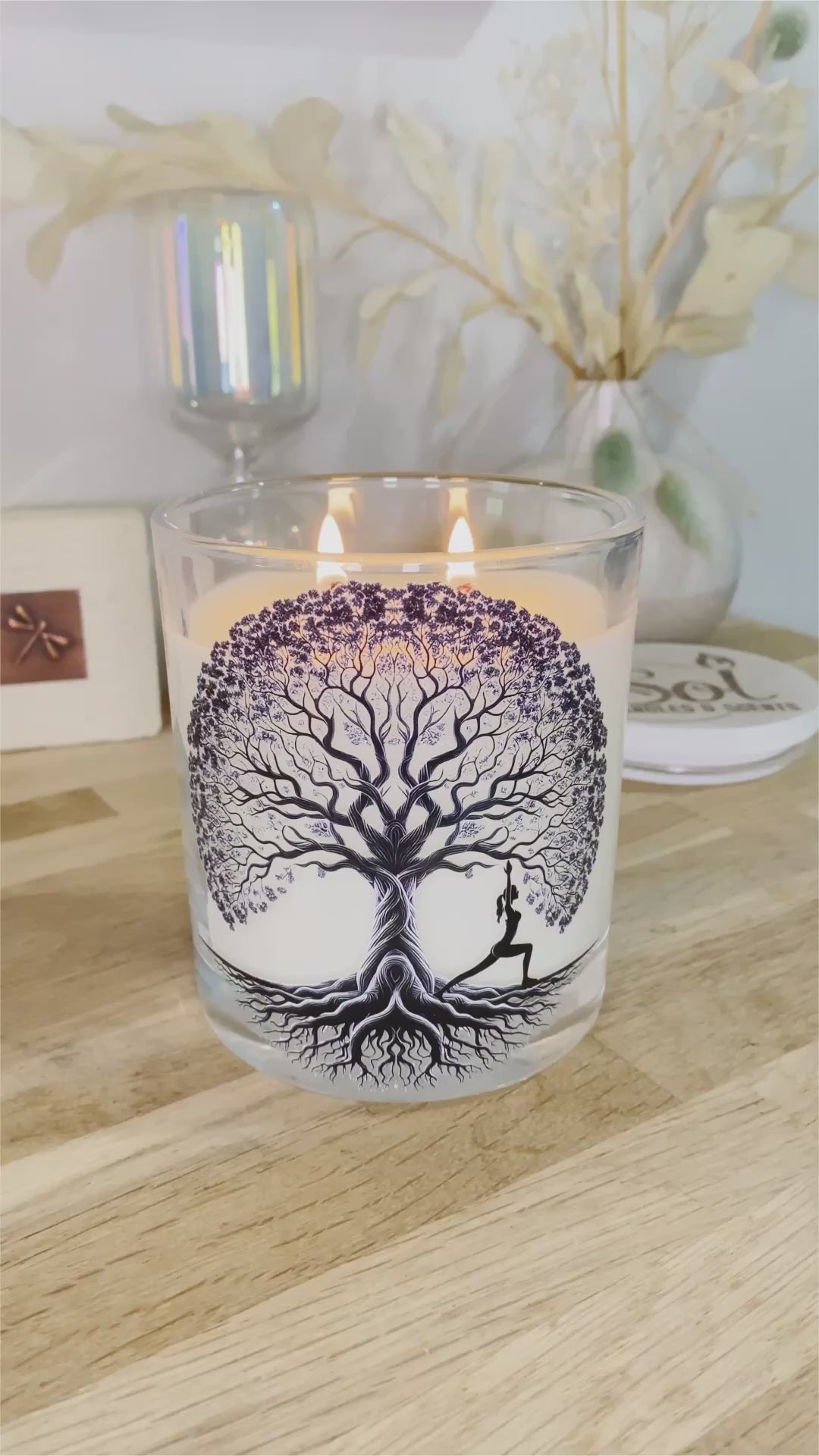 Tree Of Life Warrior Xlarge Candle made by Sol Candles and Scents