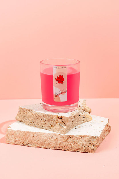 Red Rose &amp; Ruby Plum Candle