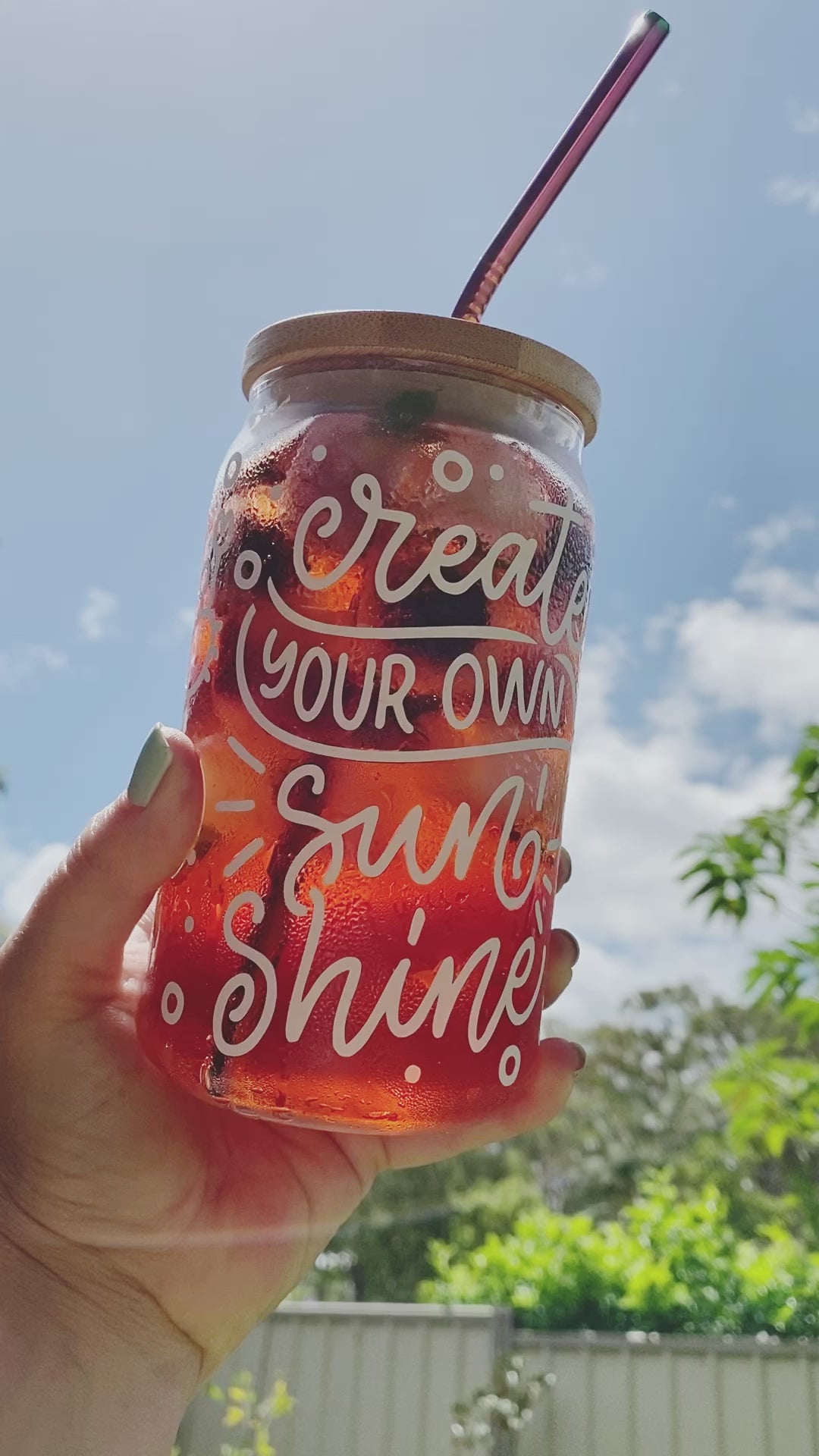 Create Your Own Sunshine Cute Glassware