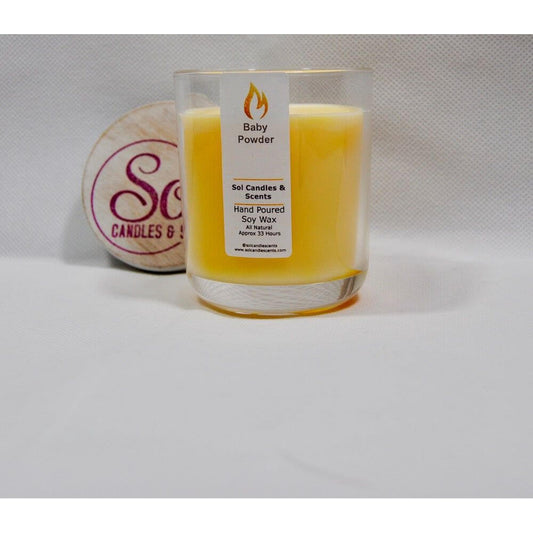 Baby Powder Soy Candle_Sol Candles & Scents
