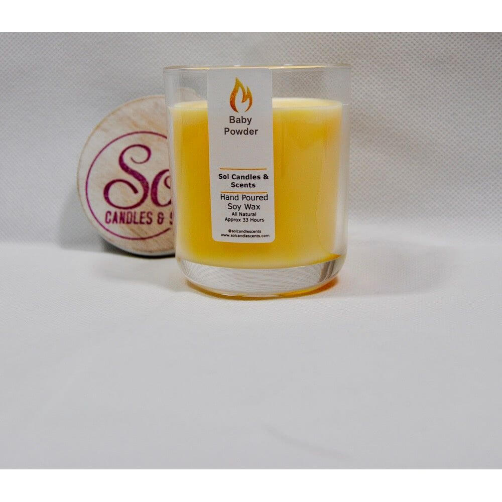 Baby Powder Soy Candle_Sol Candles &amp; Scents