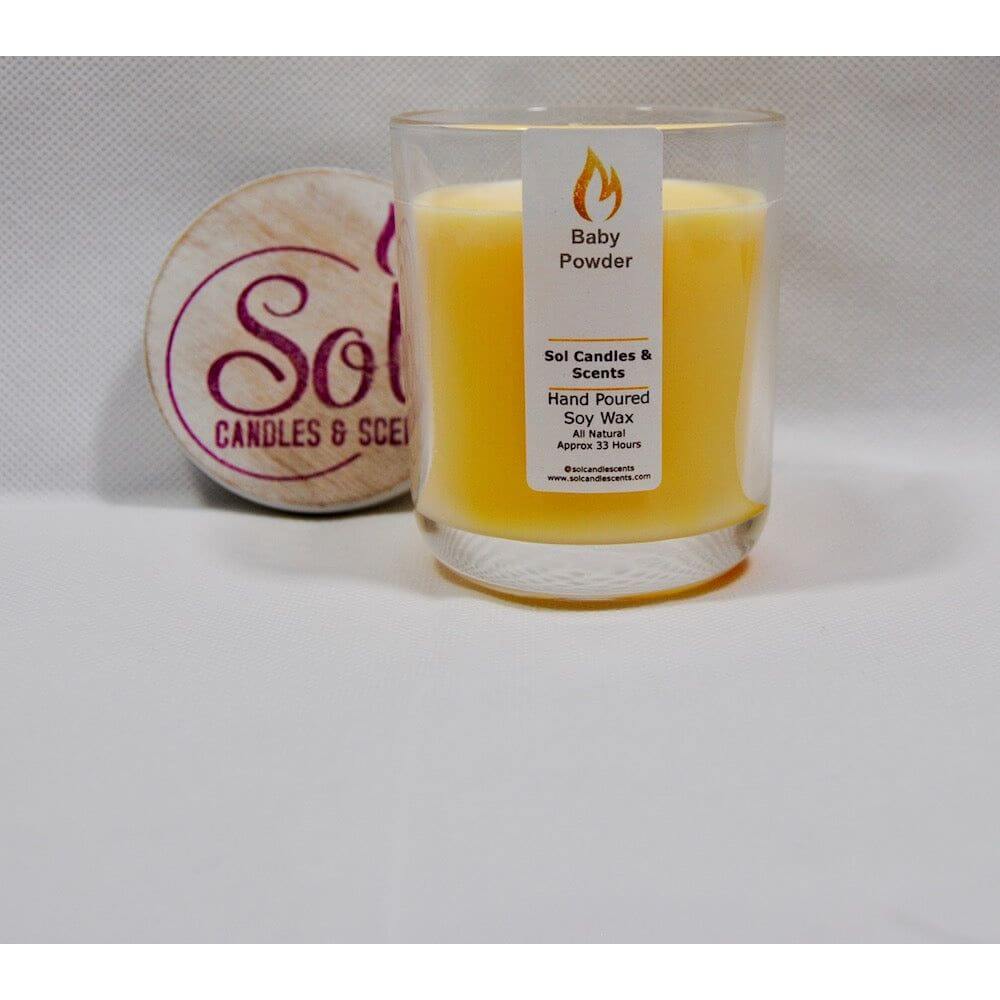 Baby Powder Soy Candle_Sol Candles & Scents
