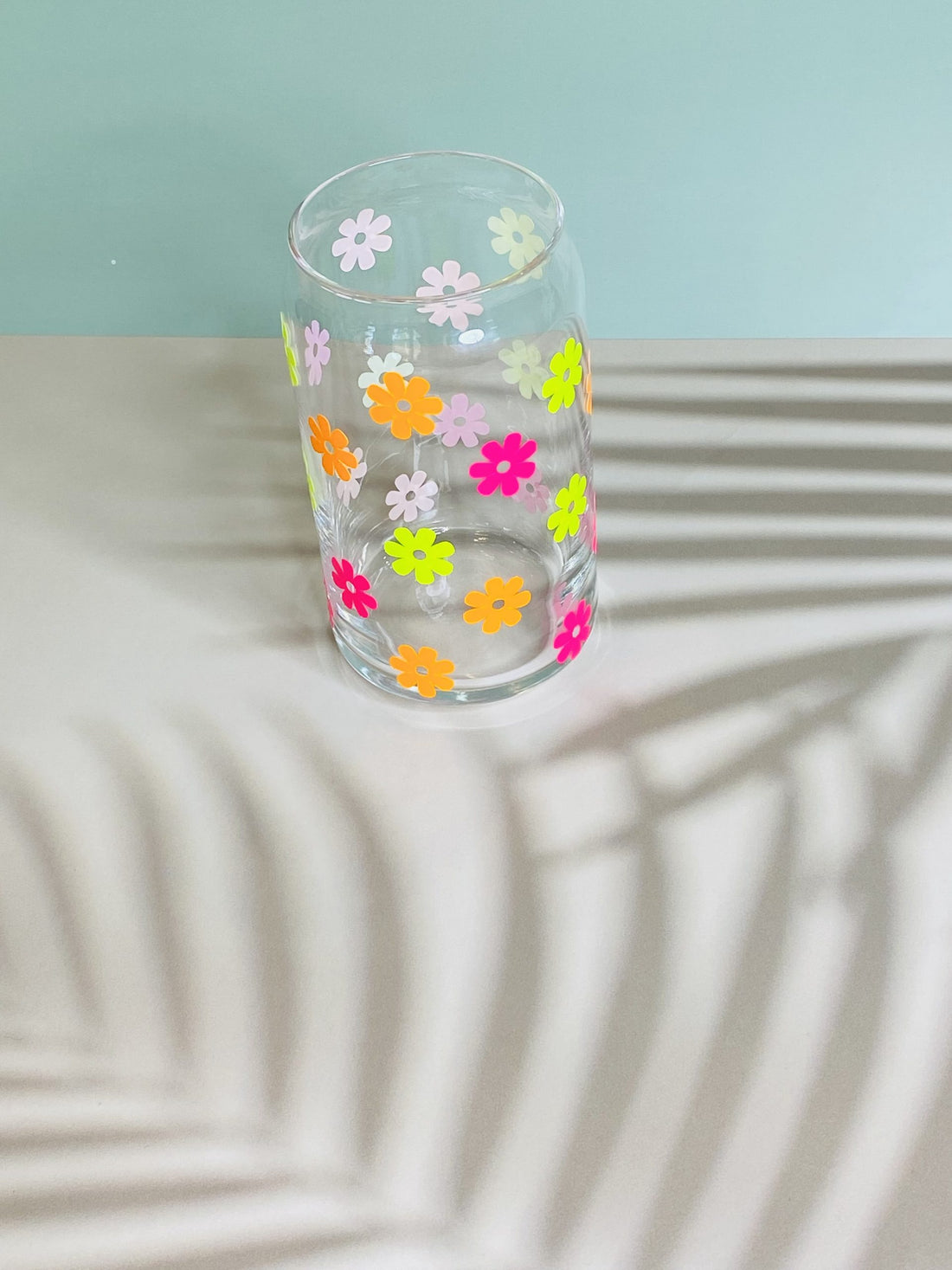 Fluro Daisy Glassware