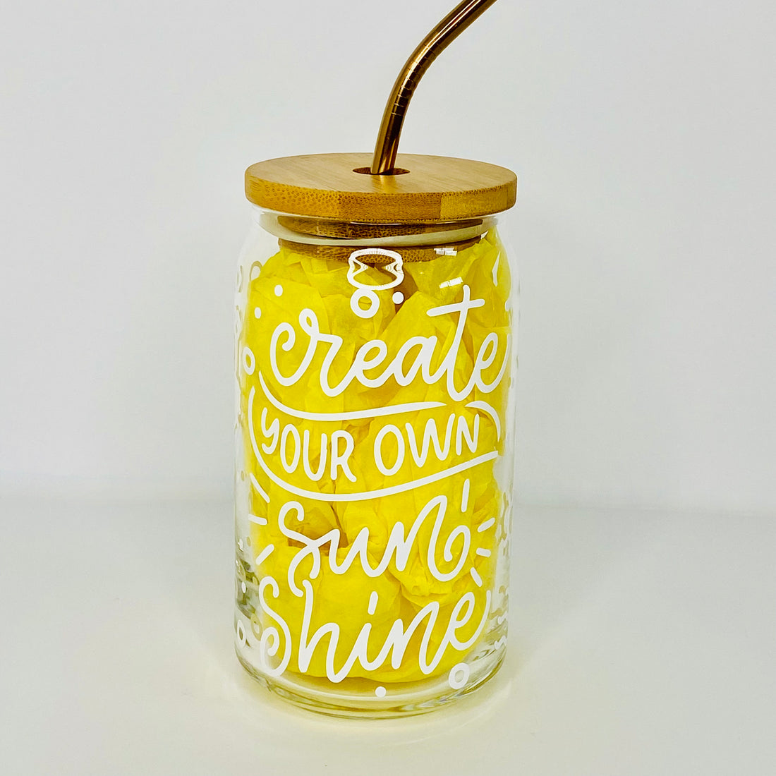 Create Your Own Sunshine Cute Glassware