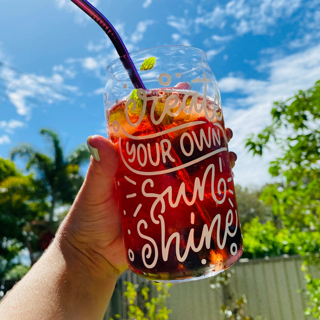 Create Your Own Sunshine Cute Glassware