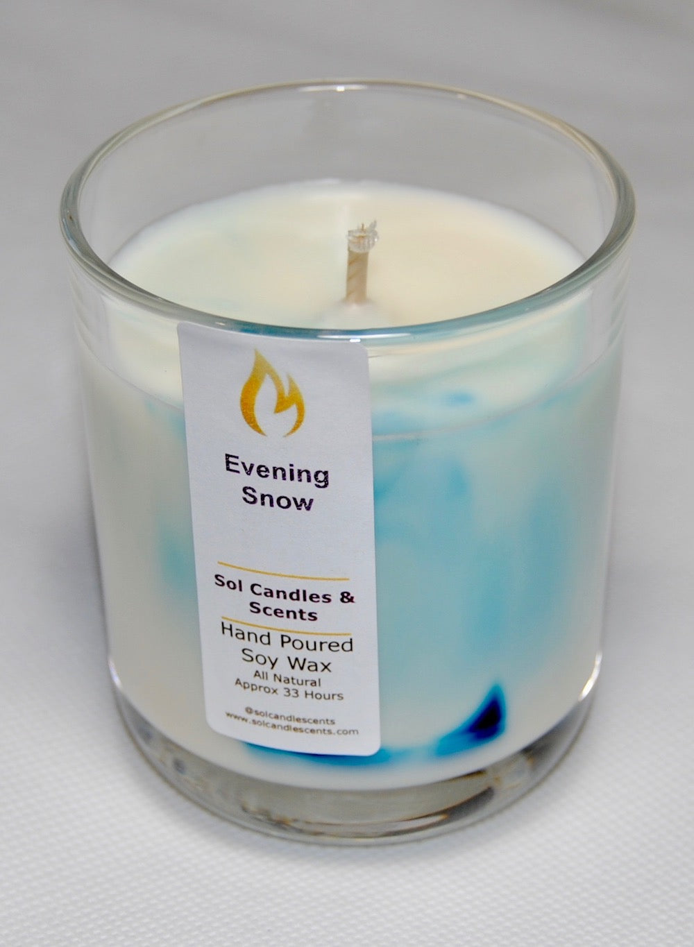 Evening Snow Candle